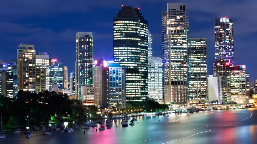 Lighting up Brisbane
